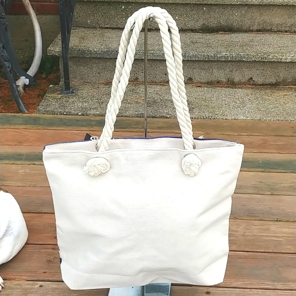 Nautical canvas tote bag - Picture 7 of 9